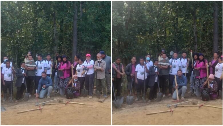 सडक मर्मतमा श्रम संस्कृति पार्टी