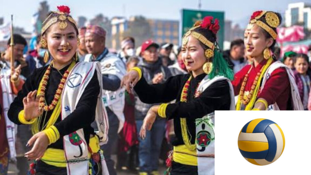 माघे संक्रान्तीको अवसरमा बराहपोखरीमा भलिबल प्रतियोगीताको तयारी